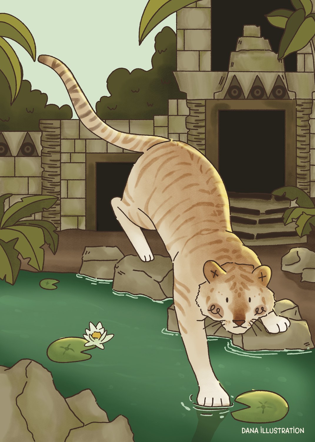 Le tigre du temple